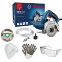 Ver imagem 1 de Serra Mármore Bosch Gdc Titan 151 220v Kit Refrigeração Epi e 2 Discos Bosch