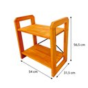 Ver imagem 6 de Mesa Lateral Linea com Gaveta Carvalho