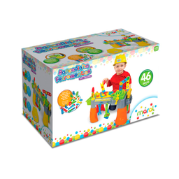 Bancadinha de Ferramentas com Capacete - 46 Peças - Diversão e Aprendizado - 3