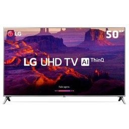 TV LED 50 Polegadas Lg Uk6520, Uhd 4K, Smart TV, Webos, Hdr10 e Hlg, Lg Thinq Ai, Wide Color, 4 HDMI, 2 USB - 2
