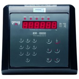 Balança Industrial Ramuza Tendal 300kg DTB Aço Inox 304 IDR 10000 Bateria Bivolt 2094 - 2