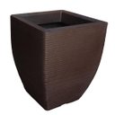 Ver imagem 2 de Vaso de Planta Decorativo em polietileno Plastico Foster Plast 45x35 cm - Marrom Café