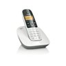 Telefone sem Fio Dect 6.0 Viva-Voz Identificador Tecl Luminoso Gigaset Siemens A490 Branco - 1