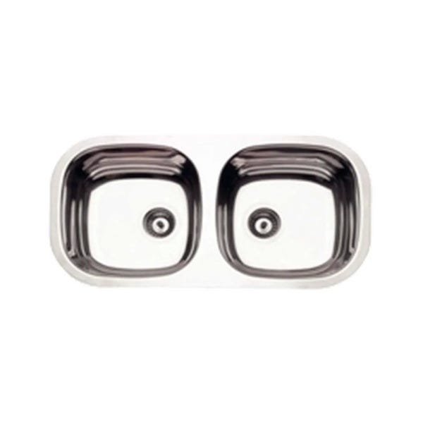 Cuba dupla de inox Perfecta 78x40cm Retangular horizontal Tramontina - 1