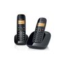 Telefone sem Fio com Identificador de Chamadas Ramal Siemens Gigaset A390 Duo Preto - 1