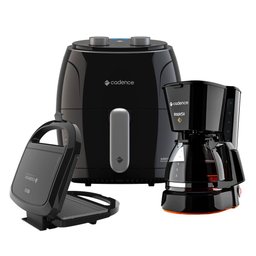 Kit Super Cook Cadence Fritadeira 3,8l - Sanduicheira - Cafeteira - 220v - 1