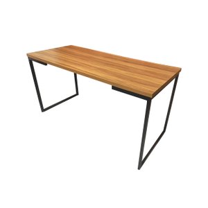 Mesa de Apoio Escritório 150x60cm Diretor Estilo Industrial