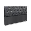 Ver imagem 1 de Painel de Cama Box Estofada 195 Murat Facto Gray King 195 - Courano Cinza - Ortobom