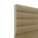 Ver imagem 5 de Cabeceira California para Cama Box Queen 160 Cm Suede - D’Rossi Marrom Rato