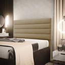Ver imagem 2 de Cabeceira California para Cama Box Queen 160 Cm Suede - D’Rossi Marrom Rato