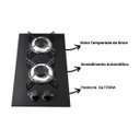 Ver imagem 5 de Cooktop À Gas 2 Bocas Stelar Bivolt Preto 110v/220v