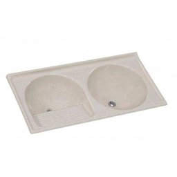 Tanque Sintético Granitado A.J Rorato Duplo Std N2 Travertino 110x55Cm - 1