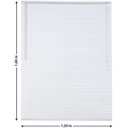 Ver imagem 4 de Persiana Horizontal Evolux Pvc 25mm 120x160m Branca D113180a