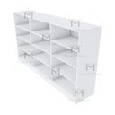 Ver imagem 3 de ARMÁRIO CLOSET OU LOJA 4 PRATELEIRAS M170.2021.B (CASA) MUNDI MOVEIS