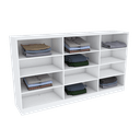 Ver imagem 1 de ARMÁRIO CLOSET OU LOJA 4 PRATELEIRAS M170.2021.B (CASA) MUNDI MOVEIS