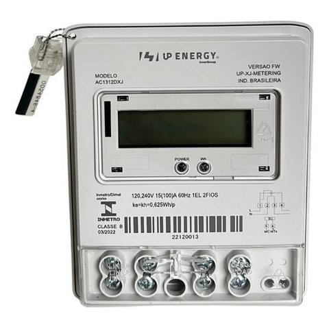 Medidor Watimetro de Energia Monofásico F+n - Up Energy