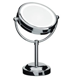 Espelho de Aumento com Luz Dupla Face e Suporte Mor - 2