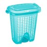 Cesto Organizador Sanremo Hydrus para Roupas com Pedal Plástico Verde 46Lts - 1