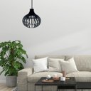 Ver imagem 2 de Luminária Teto tipo Pendente DIANA MDF - Completa - Cor: Preta
