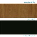 Ver imagem 2 de Paneleiro Simples 40cm 2 Portas Slim Luciane Móveis Freijó-preto