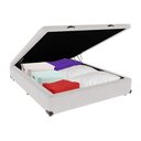 Ver imagem 1 de Cama Box Baú Viúvo Bravus 128x188x44 Branco