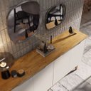 Ver imagem 5 de Aparador Buffet Sala Flow 4 Portas com Pés de Madeira - Rede Móveis