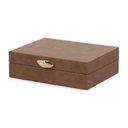Ver imagem 3 de Caixa em Mdf com Revestimento em Pu Marrom 7,5x24x20cm