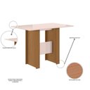 Ver imagem 5 de Mesa de Jantar 4 Lugares Milano Poliman Móveis Carvalho com Off White