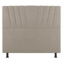 Ver imagem 7 de Cabeceira Cama Box Solteiro Dublin 90cm Linho Bege - Desk Design