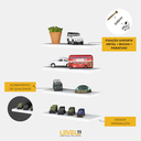 Ver imagem 5 de Kit 4 Prateleiras 30x10 Livros Decoração Parede - Branco
