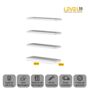 Ver imagem 6 de Kit 4 Prateleiras 30x10 Livros Decoração Parede - Branco