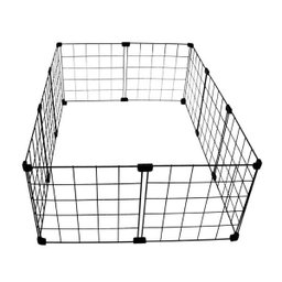 Cercado Porquinho da Índia 60x90x30cm Preto - 3 Cercado Porquinho da Índia 60x90x30cm Preto - 3