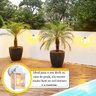 3 Un Luminária Arandela Externo Colonial Plastico Branco Alz19 - 6