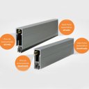 Ver imagem 4 de Veda Porta Pino Automático Interno Alumínio Silicone 102cm