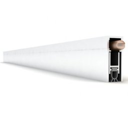 Veda Porta Pino Automático Interno Alumínio Silicone 102cm - 3