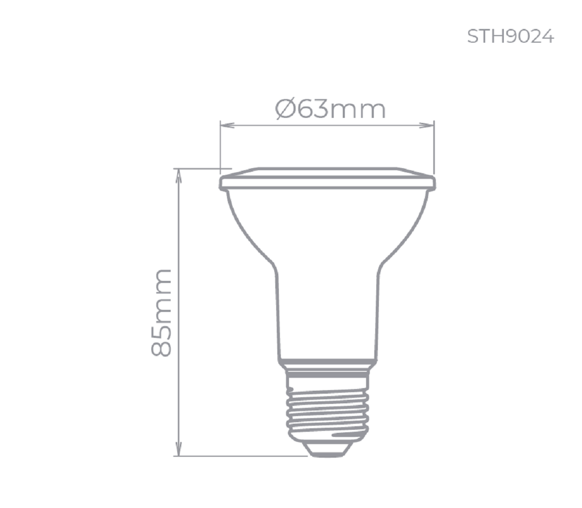 Lâmpada Led E27 Par20 5,5 W 4000k Eco Bivolt Stella - 3