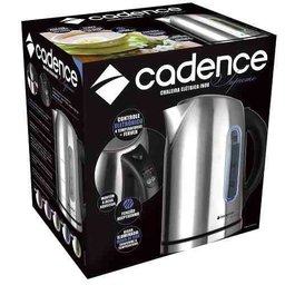 Jarra Chaleira Elétrica Inox Supreme 1,7L Cadence - Prata - 220v - 9 Jarra Chaleira Elétrica Inox Supreme 1,7L Cadence - Prata - 220v - 9