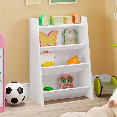 Estante Organizadora Infantil de Brinquedos Kael 100% MDF WoodCore