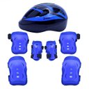 Ver imagem 1 de Kit Proteção Radical Com Capacete - Azul - P