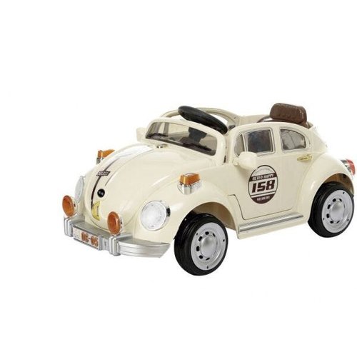 Carro Elétrico Infantil Fusca Beetle 12V Azul com Controle Remoto