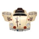 Ver imagem 3 de Carro Eletrico Fusca Creme Com Controle Remoto 6V