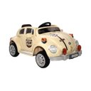 Ver imagem 2 de Carro Eletrico Fusca Creme Com Controle Remoto 6V