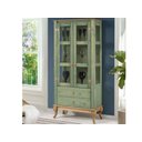 Ver imagem 2 de Cristaleira 2 Portas 2 Gavetas Cor:verde