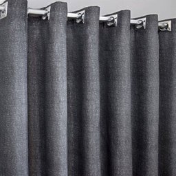 Cortina para Varão Sultan 260x240cm Textura Cinza - 2 Cortina para Varão Sultan 260x240cm Textura Cinza - 2