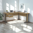 Ver imagem 6 de Mesa de Canto com Gaveteiro 170x150 Cm Versatil 1170a Itapua Kappesberg