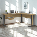 Ver imagem 2 de Mesa de Canto com Gaveteiro 170x150 Cm Versatil 1170a Itapua Kappesberg