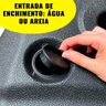 Base Suporte Ombrelone 60 Kg de Água ou Areia com Rodinhas Evbo60 Evald-preto - 4