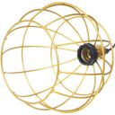 Ver imagem 5 de 4 Pendentes Aramado Globo Luminária Lustre Luxo Teto Retrô Vintage Dourado Agp Ilumini Industrial