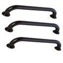 Ver imagem 1 de Barra de Apoio Alça 50cm Inox Preto Kit 3 Unidades Idoso Deficiente Acessibilidade Cadeirante