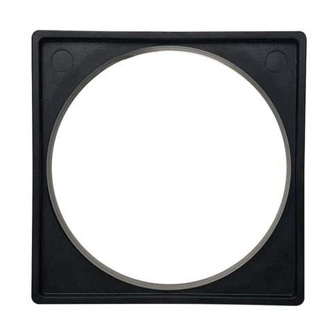 Porta Grelha 15x15 Abs Preto para Ralo Quadrado Caixilho Box
